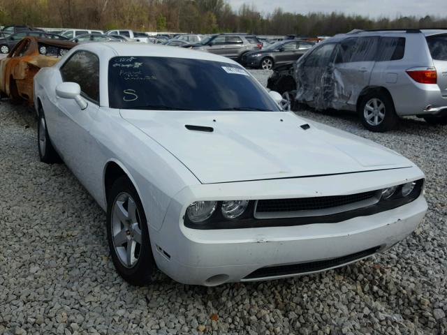 2C3CDYAG5DH632638 - 2013 DODGE CHALLENGER WHITE photo 1