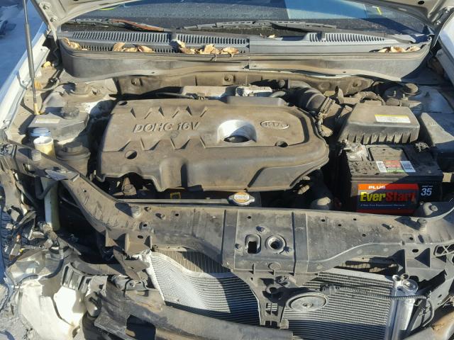 KNADE123566094699 - 2006 KIA RIO SILVER photo 7