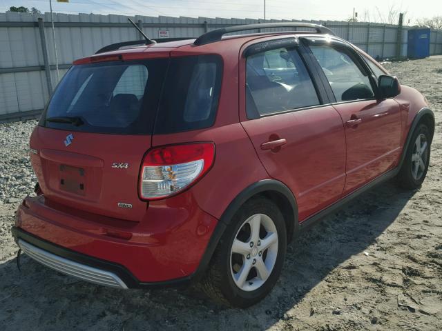 JS2YB413785101120 - 2008 SUZUKI SX4 BASE RED photo 4