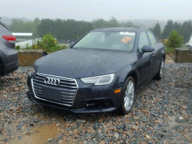 WAUGMAF46HN048732 - 2017 AUDI A4 ULTRA P BLUE photo 2