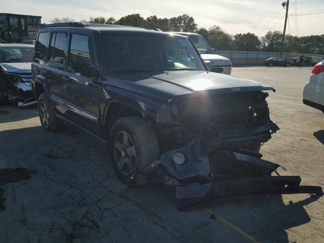1J4RG4GK1AC115556 - 2010 JEEP COMMANDER BLUE photo 1