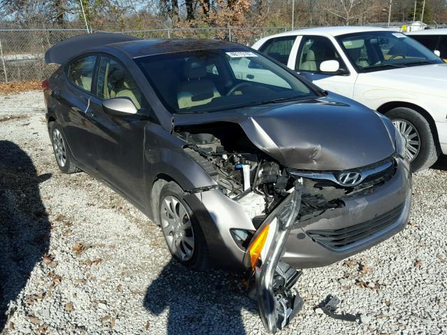 5NPDH4AE3DH206269 - 2013 HYUNDAI ELANTRA GL GRAY photo 1