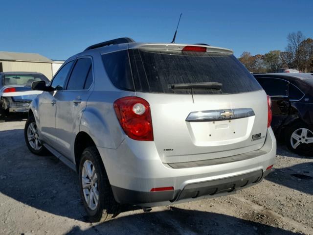 2CNFLEEC5B6421283 - 2011 CHEVROLET EQUINOX LT SILVER photo 3