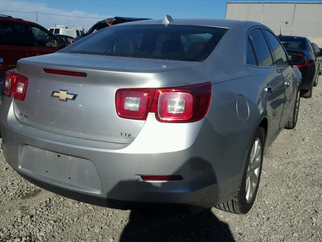 1G11H5SAXDU142153 - 2013 CHEVROLET MALIBU LTZ SILVER photo 4