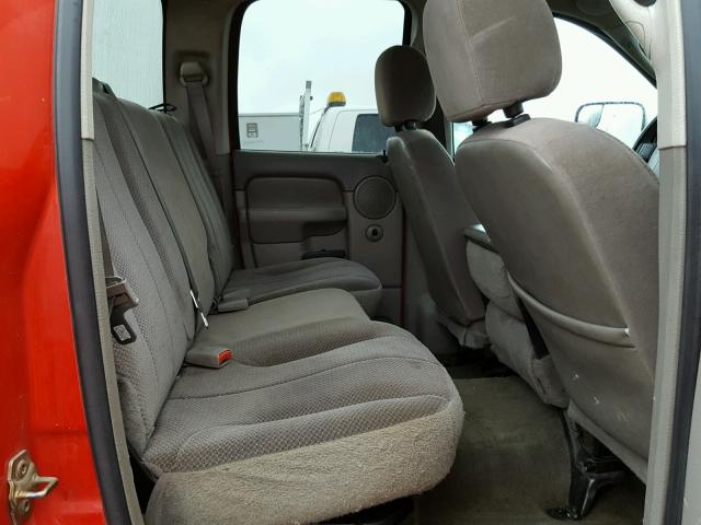 3D7KU28C34G234633 - 2004 DODGE RAM 2500 S RED photo 6