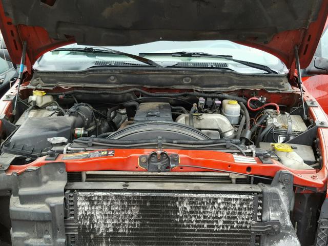 3D7KU28C34G234633 - 2004 DODGE RAM 2500 S RED photo 7