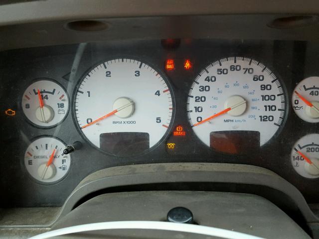 3D7KU28C34G234633 - 2004 DODGE RAM 2500 S RED photo 8