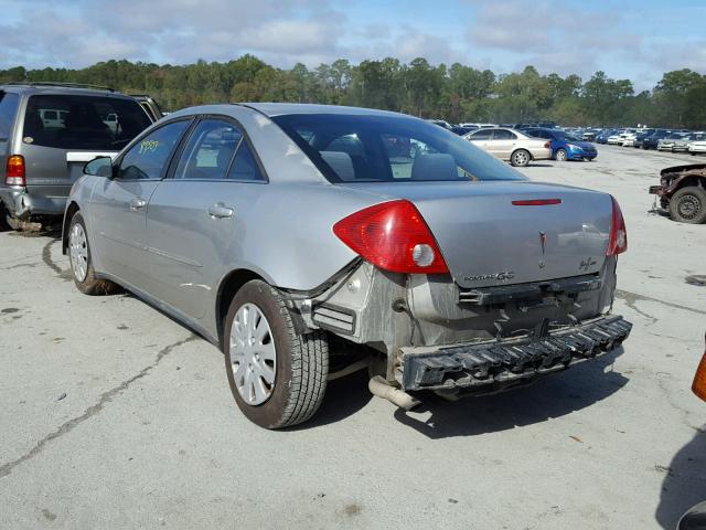 1G2ZF58B574152498 - 2007 PONTIAC G6 VALUE L SILVER photo 3