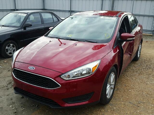 1FADP3F29GL377173 - 2016 FORD FOCUS SE RED photo 2