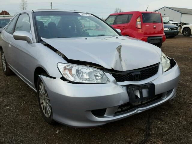 1HGEM22965L069042 - 2005 HONDA CIVIC EX SILVER photo 9