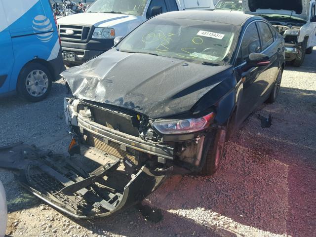 3FA6P0K91GR117054 - 2016 FORD FUSION TIT BLACK photo 2