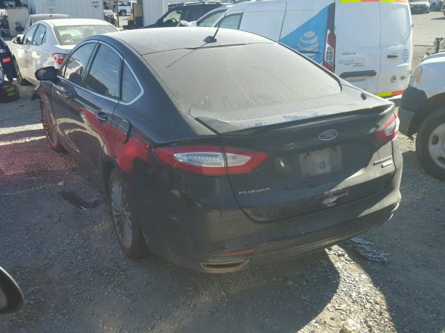 3FA6P0K91GR117054 - 2016 FORD FUSION TIT BLACK photo 3