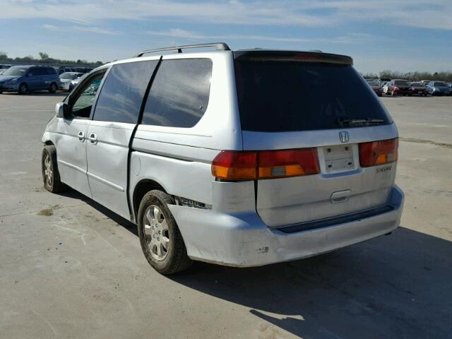 5FNRL18614B006054 - 2004 HONDA ODYSSEY EX SILVER photo 3