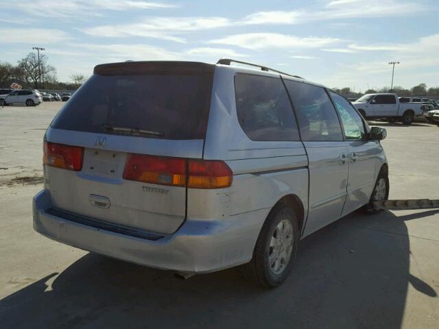 5FNRL18614B006054 - 2004 HONDA ODYSSEY EX SILVER photo 4