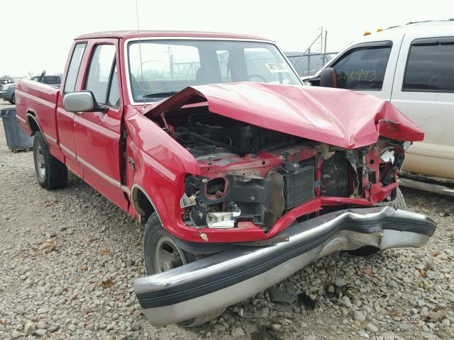 1FTEX14N3SKA92001 - 1995 FORD F150 RED photo 1