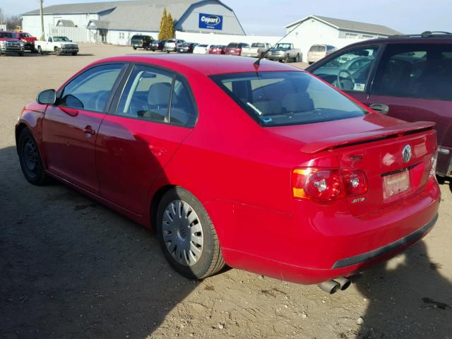 3VWPF71K37M088892 - 2007 VOLKSWAGEN JETTA 2.5 RED photo 3