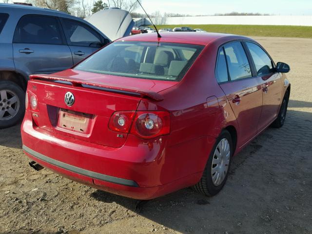 3VWPF71K37M088892 - 2007 VOLKSWAGEN JETTA 2.5 RED photo 4