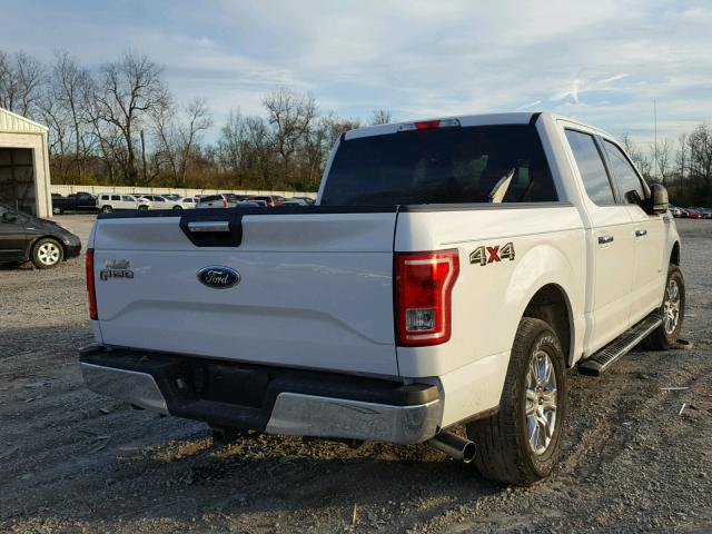 1FTEW1EP2FFB09002 - 2015 FORD F150 SUPER WHITE photo 4