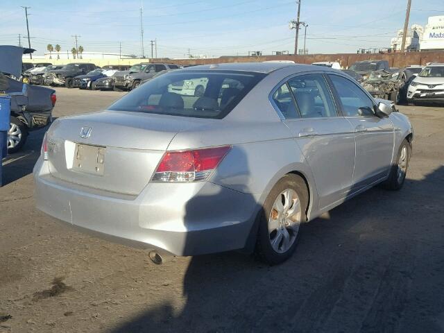 1HGCP26808A160016 - 2008 HONDA ACCORD EXL SILVER photo 4