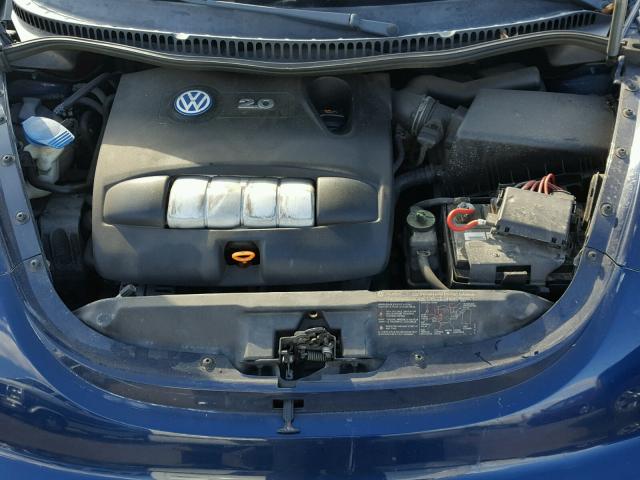 3VWCK21Y53M307170 - 2003 VOLKSWAGEN NEW BEETLE BLUE photo 7