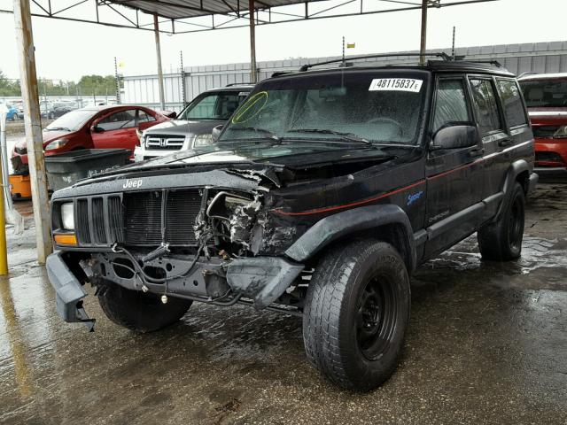 1J4FT68S5WL247459 - 1998 JEEP CHEROKEE S BLACK photo 2