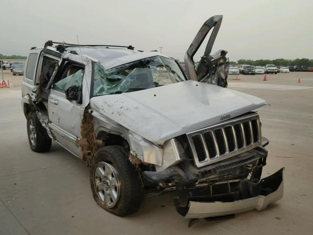 1J8HH58N96C126253 - 2006 JEEP COMMANDER SILVER photo 1