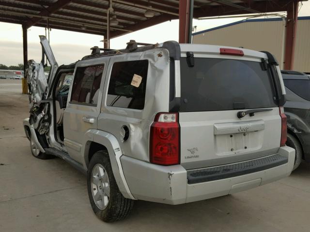 1J8HH58N96C126253 - 2006 JEEP COMMANDER SILVER photo 3