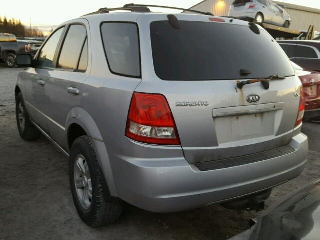 KNDJC733565558058 - 2006 KIA SORENTO EX SILVER photo 3