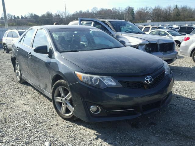 4T1BF1FK0CU128351 - 2012 TOYOTA CAMRY BASE BLACK photo 1