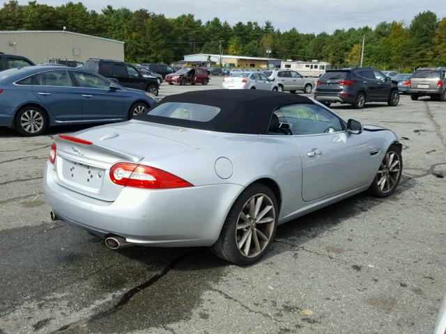 SAJWA4EB2ELB52686 - 2014 JAGUAR XK SILVER photo 4