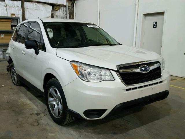 JF2SJAAC3EH546807 - 2014 SUBARU FORESTER 2 WHITE photo 1