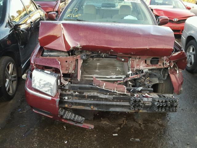 2MEFM74V78X607487 - 2008 MERCURY GRAND MARQ BURGUNDY photo 9