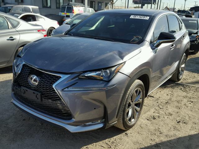 JTJYARBZ6G2025013 - 2016 LEXUS NX 200T GRAY photo 2