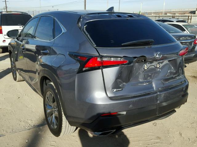 JTJYARBZ6G2025013 - 2016 LEXUS NX 200T GRAY photo 3