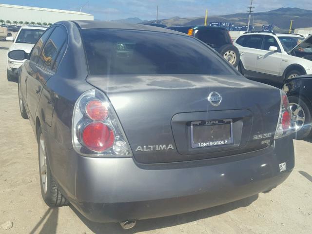 1N4BL11D75C178684 - 2005 NISSAN ALTIMA SE GRAY photo 3