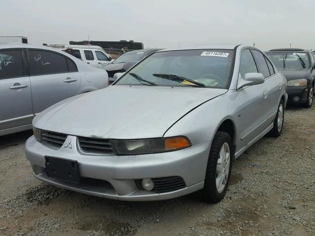 4A3AA46H32E056815 - 2002 MITSUBISHI GALANT ES SILVER photo 2