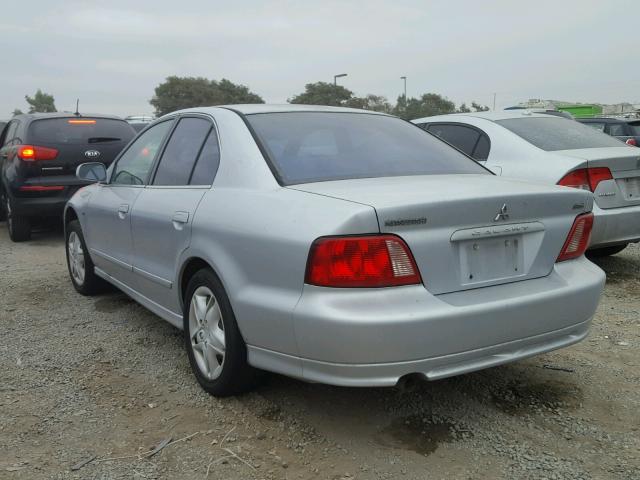 4A3AA46H32E056815 - 2002 MITSUBISHI GALANT ES SILVER photo 3