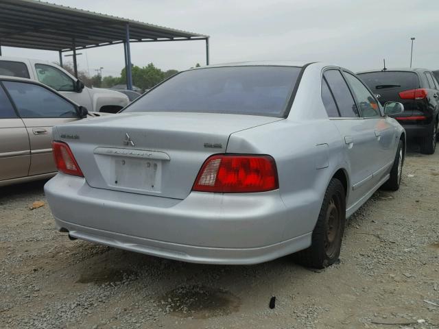 4A3AA46H32E056815 - 2002 MITSUBISHI GALANT ES SILVER photo 4