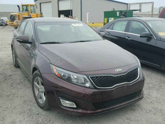 5XXGM4A77FG431562 - 2015 KIA OPTIMA LX MAROON photo 1