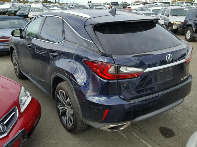 2T2BZMCA2GC011359 - 2016 LEXUS RX 350 BLUE photo 3