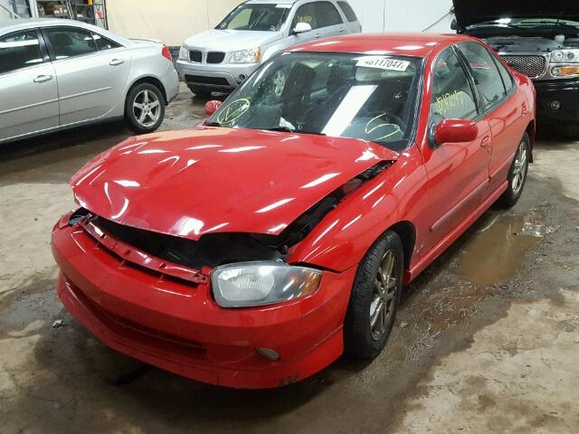 1G1JH54F547132251 - 2004 CHEVROLET CAVALIER L RED photo 2