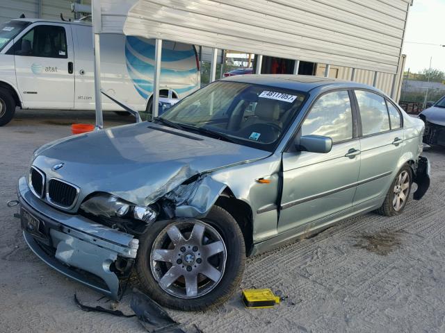 WBAEU33483PM58291 - 2003 BMW 325 XI GREEN photo 2