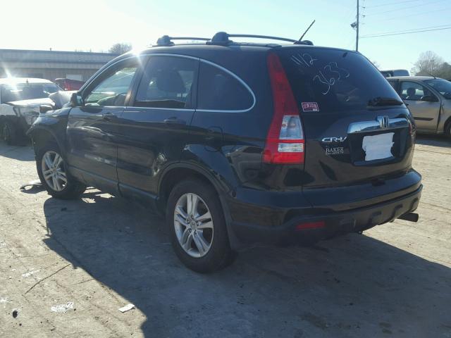 5J6RE48727L003633 - 2007 HONDA CR-V EXL BLACK photo 3