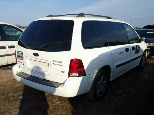 2FMZA51257BA28124 - 2007 FORD FREESTAR S WHITE photo 4