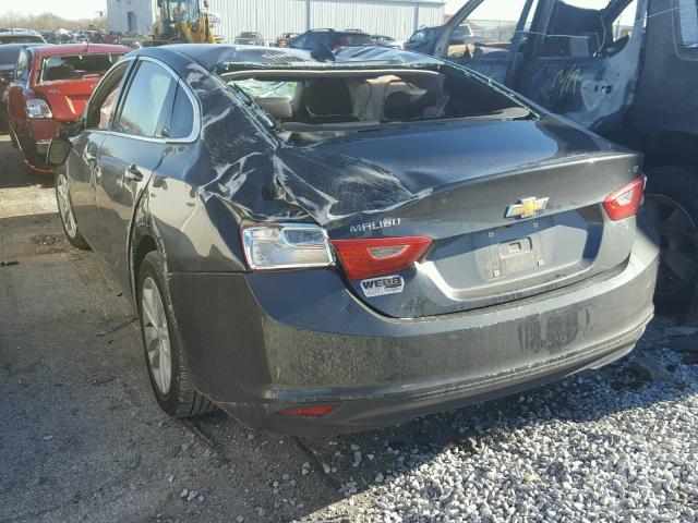 1G1ZE5ST3GF254749 - 2016 CHEVROLET MALIBU LT GRAY photo 3