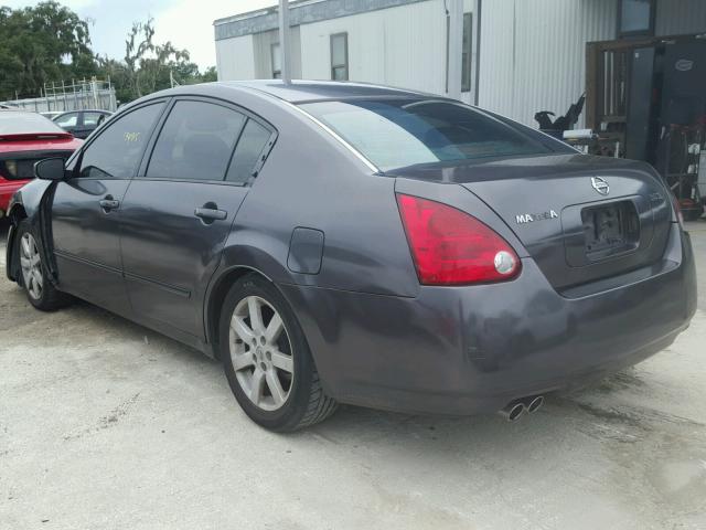 1N4BA41E24C892186 - 2004 NISSAN MAXIMA SE GRAY photo 3