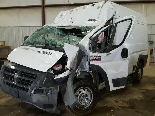 3C6TRVBG9HE530312 - 2017 RAM PROMASTER WHITE photo 2