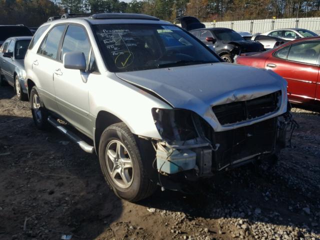 JTJGF10U820134485 - 2002 LEXUS RX 300 SILVER photo 1