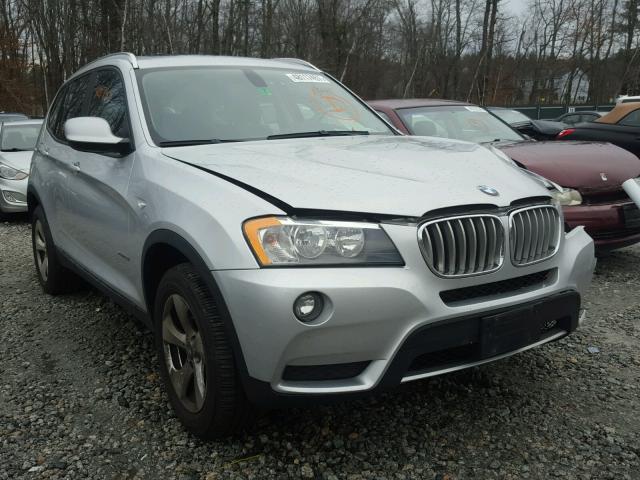 5UXWX5C51CL721424 - 2012 BMW X3 XDRIVE2 SILVER photo 1