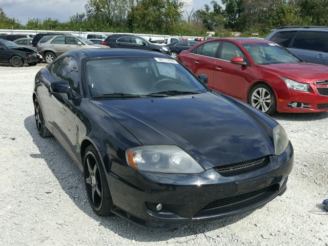 KMHHM65D56U204165 - 2006 HYUNDAI TIBURON GS BLACK photo 1